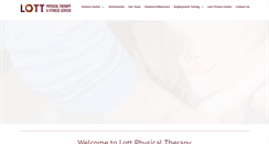 Desktop Screenshot of lottphysicaltherapy.com